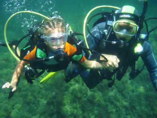 обучение детей подводным погружениям в Коктебеле